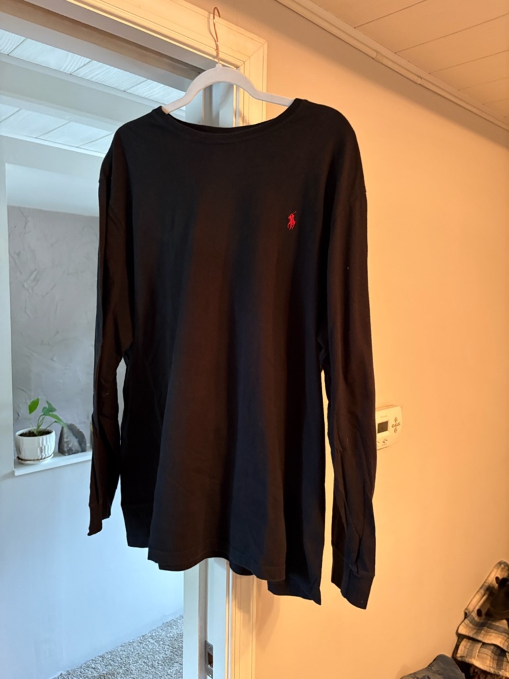 Polo by Ralph Lauren Black Shirt with Red Logo